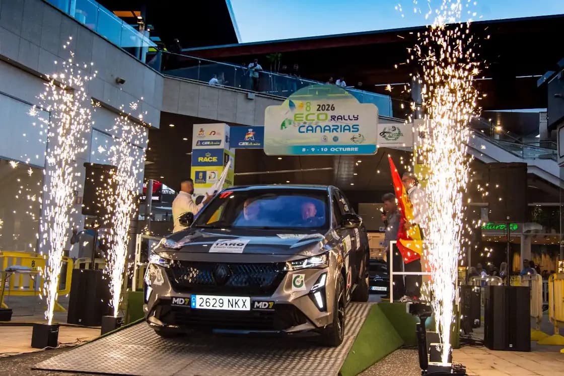 Teo Vega y Juan Carlos de Felipe terminaron quintos en el Ecorally de Canarias