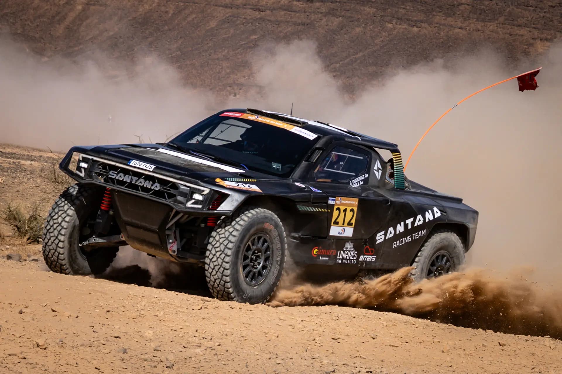 EL SANTANA RACING TEAM CONQUISTA LA NOVENA POSICIÓN EN EL RALLY DE MARRUECOS CON CRISTINA GUTIÉRREZ Y MARC SOLÀ