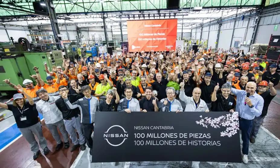Nissan Cantabria celebra 100 millones de piezas producidas gracias a generaciones de talento industrial