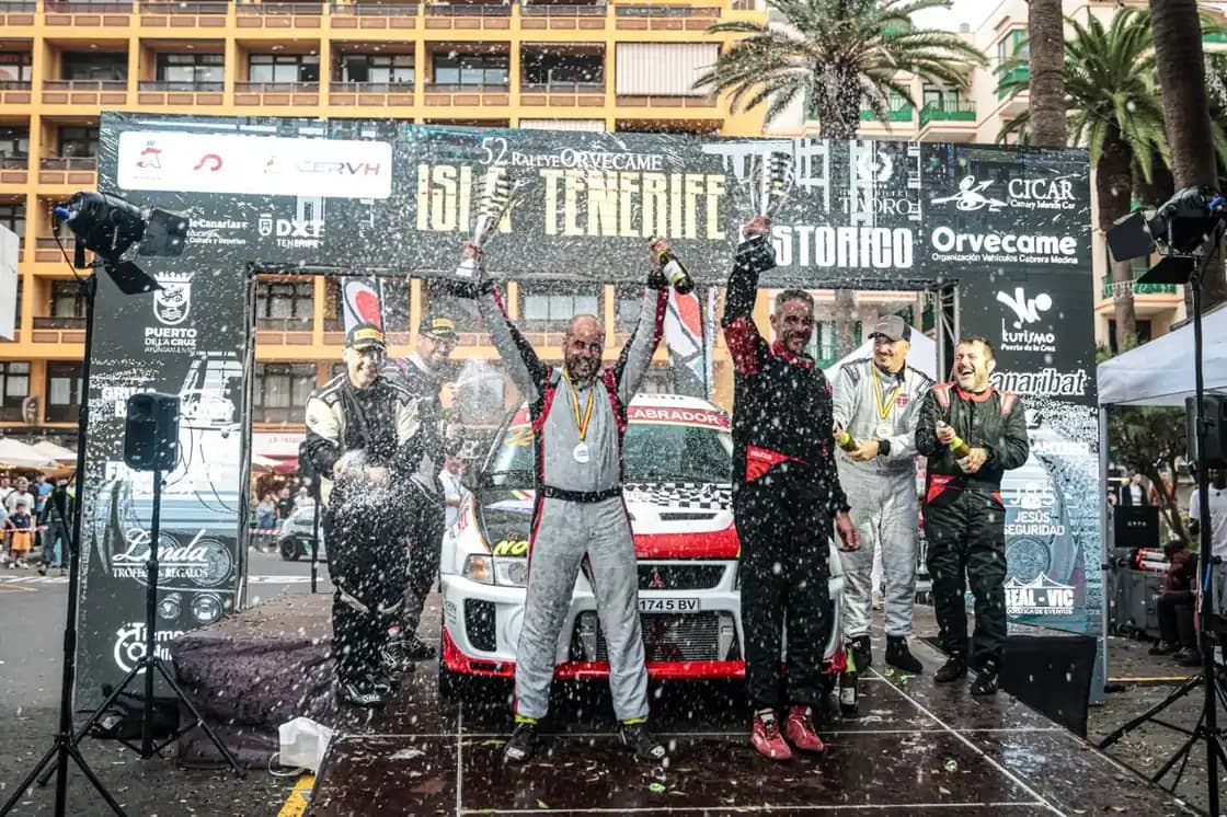 Rubén Martín y Yeray Rodríguez firman el mejor tiempo del 52º Rallye Orvecame Isla Tenerife Histórico