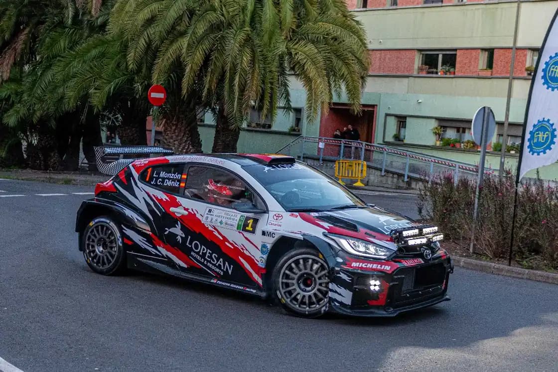 Luis Monzón regresa a los mandos del Toyota GR Yaris Rally2 con ocasión del Rally de Maspalomas